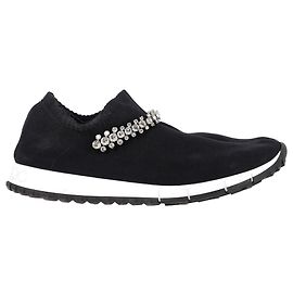 Baskets Slip-On Verona Jimmy Choo en polyester noir Noir