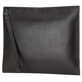 Givenchy-Givenchy Leather Pandora Studs Bijou Clutch Bag-Black