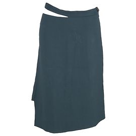 Vivienne Westwood Midi Wickelrock aus grünem Polyester Grün
