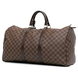 Louis Vuitton-Louis Vuitton Damier Ebene Keepall 50-Brown