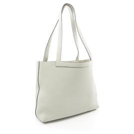 Hermès-Hermes Cabas Selleier 31 Taurillon Clemence Tote Bag-Green