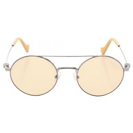 Gafas de sol Moncler Metal Plata/Amarillo Plata Metálico