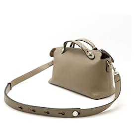 Fendi-Fendi Leather By The Way 2way Bag 8BL146-Grey