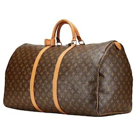 Louis Vuitton-Louis Vuitton Monogram Keepall Travel Bag M41422-Brown