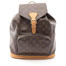 Louis Vuitton-Louis Vuitton Monogram Montsouris GM Backpack M51135-Brown