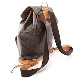 Louis Vuitton-Louis Vuitton Monogram Montsouris GM Backpack M51135-Brown