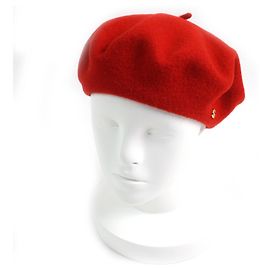 Gucci GG Marmont Wool Beret Red