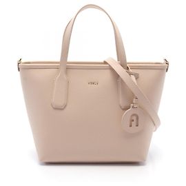 Bolsa tote clássica de couro Furla WB01630BX0306B4L00 Rosa
