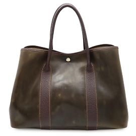Sac Tote Amazonia Garden Party d'Hermès Marron