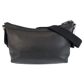 Coach F71431 Leather Shoulder Bag Black