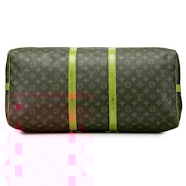 Louis Vuitton-Louis Vuitton Monogram Keepall Bandouliere 55-Brown
