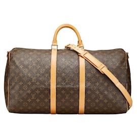 Louis Vuitton-Louis Vuitton Keepall Bandouliere Monogram 2way bag-Brown