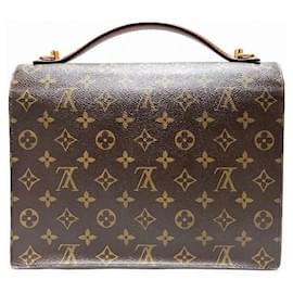 Louis Vuitton-Louis Vuitton Monceau28 Monogram Handbag-Brown
