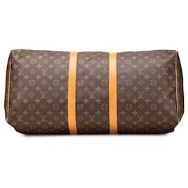Louis Vuitton-Louis Vuitton Monogram Keepall 55-Brown