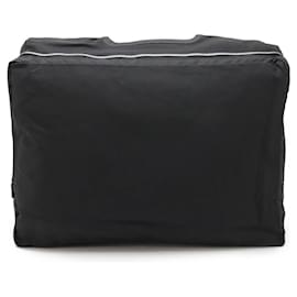 Hermès-Hermes Business Bag Canvas Leather Briefcase-Black