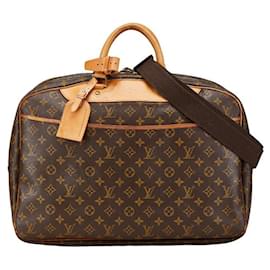 Louis Vuitton-Louis Vuitton Monogram Alize 24H Boston Bag-Brown