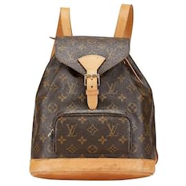 Louis Vuitton-Louis Vuitton Monogram Montsouris MM Backpack M51136-Brown