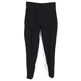 Prada Side Stripe Straight Leg Pants in Black Virgin Wool Multiple colors