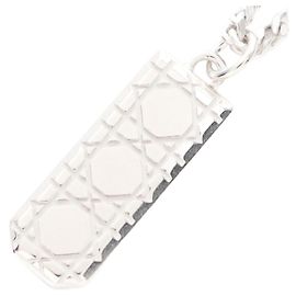 Christian Dior Collana Dior Homme Piastra Ag925 Argento Metallico