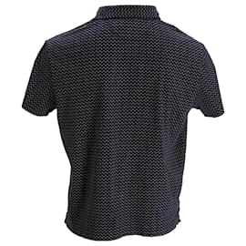 Ralph Lauren-Polo Ralph Lauren Custom Slim Dot Soft Polo Shirt in Navy Blue Cotton-Blue,Navy blue
