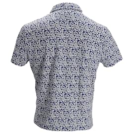 Ralph Lauren-Polo Ralph Lauren Custom Slim Floral Print Polo Shirt in Blue Cotton-Other