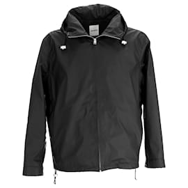 Sandro-Sandro Technical Fabric Jacket in Black Polyester-Black