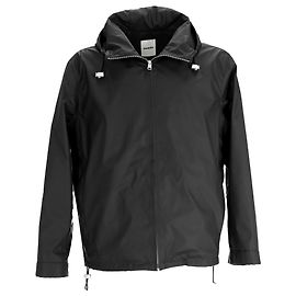 Sandro technische Stoffjacke aus schwarzem Polyester Schwarz