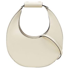 Mini Moon Crossbody - Staud - Crème - Cuir Marron Beige