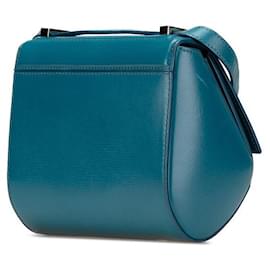 Givenchy-Givenchy Leather Pandora Box Shoulder Bag-Blue