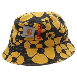 Sombrero de algodón Marni × Carhartt Negro