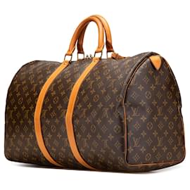 Louis Vuitton-Louis Vuitton Monogram Keepall 50-Brown