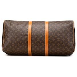 Louis Vuitton-Louis Vuitton Monogram Keepall 55-Brown