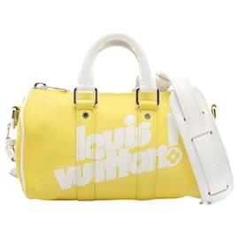 Givenchy-Louis Vuitton Keepall XS Everyday LV Leather Handbag M80842-Yellow