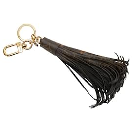 Louis Vuitton-Louis Vuitton Monogram Tassel Bag Charm Brown-Brown