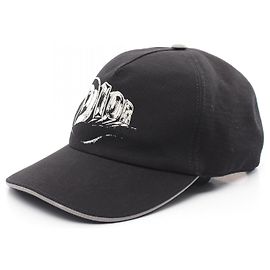 Christian Dior Dior ASTERODIOR Canvas Cap Schwarz