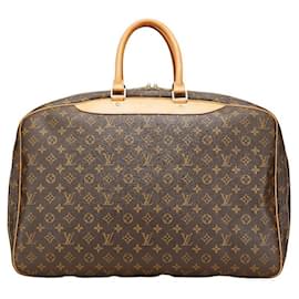 Louis Vuitton-Louis Vuitton Monogram Alize 3 Poches Boston Bag M41391-Brown