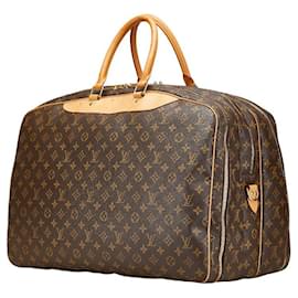Louis Vuitton-Louis Vuitton Monogram Alize 3 Poches Boston Bag M41391-Brown