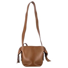 Borsa a Spalla Mini Musubi in Pelle Marrone di Acne Studios Marrone Rosso