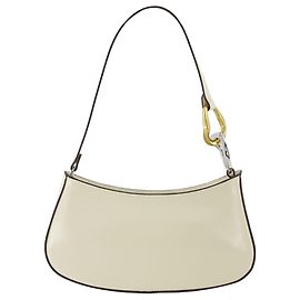 Sac Hobo Ollie - Staud - Crème - Cuir Marron Beige