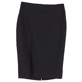 Theory Bleistiftrock aus schwarzem Polyester Schwarz