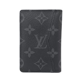 Louis Vuitton-Louis Vuitton Monogram Eclipse Card Case-Black