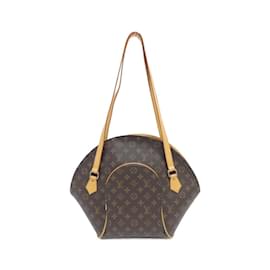 Louis Vuitton-Louis Vuitton Monogram Ellipse Shopping Shoulder Bag-Brown