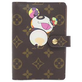Louis Vuitton Monogram Panda Agenda PM Organizer Braun