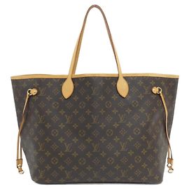 Borsa Louis Vuitton Monogram Neverfull GM Marrone Monogramma