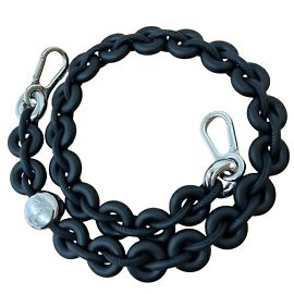Loewe Cintura Donut in Pelle Nera Nero
