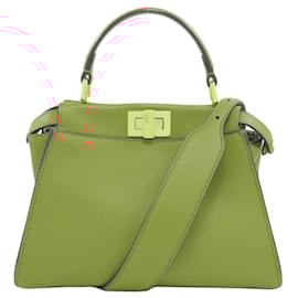 Fendi-Fendi Peekaboo Mini Handbag-Red