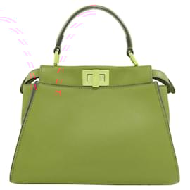 Fendi-Fendi Peekaboo Mini Handbag-Red