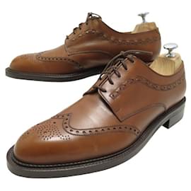 JM Weston-JM WESTON COUNTRY GENTS 331 DERBY FLOWER TIP 8D 42 LEATHER SHOES-Camel
