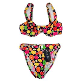 Vintage Blumenbikini Byblos aus den 90ern Mehrfarben