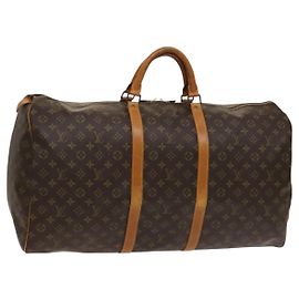 LOUIS VUITTON Monogram Keepall 60 Bolsa Boston M41422 LV Auth 124961 Monograma